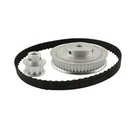 XL Riduzione 1:6/6:1 10T 60T Set di pulegge con distanza dal centro 'albero 100mm for il kit puleggia della cinghia della macchina for incidere