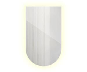 XL Specchio da Parete ad Arco senza Cornice per Bagno e Camera da Letto con Illuminazione LED Neutro e Naturale 50x90cm - Design Moderno di Alta Qualità, Fantastico in Ogni Angolo della Casa!