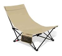 XL Superb Lettini da Spiaggia Pieghevoli, Leggeri e Portatili, Sedie da Esterno Reclinabili in Tela, Lettini da Spiaggia Multiuso per Sedersi e Sdraiarsi, Adatti per Giardinaggio yellow