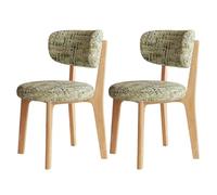 XL Superb Set di 2/4/6 sedie da pranzo moderne, sedia imbottita, cuscino del sedile rimovibile e lavabile, struttura in legno massello, for cucina, sala, soggiorno, studio Wood+Green 2