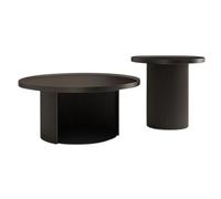 XL Superb Tavolino da Caffè Esagonale Multifunzionale in Noce Scuro con Contenitore, Unico e Divertente a Nido D'Ape non Richiede Montaggio per Il Soggiorno. black 30 * 30 * 14.7+19.7 * 19.7 * 19.7in