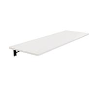 XL Superb Tavolo pieghevole da parete, scrivania pieghevole da parete, salvaspazio e facile da riporre, ideale per lavanderie, bar, uffici domestici e spazi ridotti White 120x40cm/47.2x15.7in