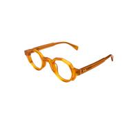 XLAB Unisex Itaca Montature da vista Acetato Verde striato Geometrica Anti-luce blu Anti luce blu - per PC