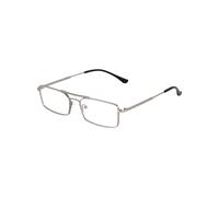 XLAB Unisex Mauritius Montature da vista Metallo Argento Grigio Squadrata Fotocromatiche