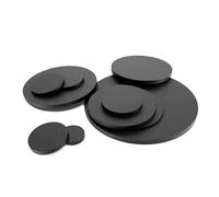 XLANDALYUEFA 10 Cuscinetti Rotondi in Gomma Piena Spessi 2 mm-3 mm | Protezione multiuso for mobili e dispositivi(45mm*2mm)