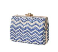XLANDALYUEFA Borsa a Tracolla in Paglia da Donna, Borsa Quadrata, Borsa da Sera, Borsa da Spiaggia Intrecciata(Colour 3)