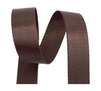 XLANDALYUEFA Cinghia in fettuccia Pesante, Cinghia in a Spina di Pesce in Nylon, Larghezza 1,5 Pollici, Spessore mm, Multicolore, Diverse Misure(Coffee,20 Yard)