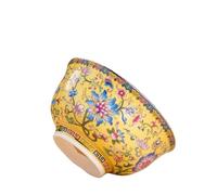XLANDALYUEFA Ciotole in Ceramica retrò, Ciotola in, 13 cm 5 Pollici Qinfang Factory Palace Smalto colorato Regali for la casa