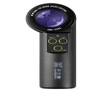XLANDALYUEFA Lente d'Ingrandimento for gioiellieri, monocolo, 10X/20X, Lente Regolabile, Luce Bianca a LED, Luce Calda, Lente d'Ingrandimento con Supporto, Immagine visualizzata sul Telefono