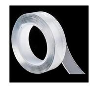 XLANDALYUEFA Nastro Biadesivo da 1/5 m, Nastro Adesivo Impermeabile Senza Tracce for Bagno, lavello, Rubinetto, in Gel(Width 3 Cm,3 Meters)