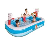 XLANDALYUEFA Piscine gonfiabili, Piscina Gonfiabile Fuori Terra con Coperchio, Grande Regalo, Piscina for Famiglie, Set da pallavolo, Piscina Estiva for Bambini