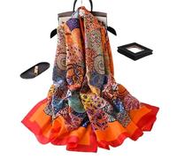 XLANDALYUEFA Sciarpe, Sciarpa da Donna 180 * 90 cm, Scialle Estivo in Seta, Sciarpa Morbida in for(Color 17)