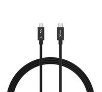 Xlayer Thunderbolt 4 Cavo di ricarica lungo 100 cm, supporta 240 W di potenza/trasferimento dati 40 Gbps, cavo USB-C a USB-C, per MacBook di tipo C, Dell, iPad Pro, pixel, hub, docking e molti altri