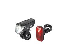 XLC 30-Lux Batteria Set Luce Bicicletta Anteriore E Luce Posteriore