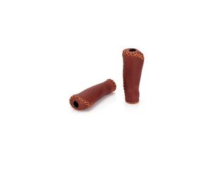 XLC Bar Grips GR-G11 marrone pelle finta 135/92mm