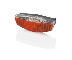 XLC Borsa da viaggio per adulti con luce posteriore a batteria LED CL-R19, nera, unisize