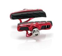 Set di 4 scarpe freno a cartuccia route xlc nero rosso