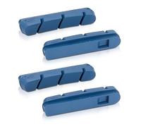 Set di 4 cartucce per pastiglie freno per cerchi XLC BS-X16 Camp.Type (x4) Bleu 55 mm