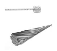 XLC Cavo per Interruttore Interno, Ø 1,1/3000 mm 1 nipplo Ø4 x 4 mm