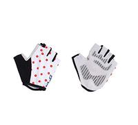 XLC CG-S10 GUANTES CORTOS BLANCO PUNTOS ROJ.T.XXL