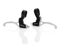 XLC Coppia Leve BL-V02 per V-Brake 3 Dita in Alluminio Nero/Argento