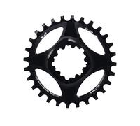 XLC Corona MTB CR-A23 Narrow Wide 28 Denti GXP Direct Mount Offset 6 mm 12V Nero