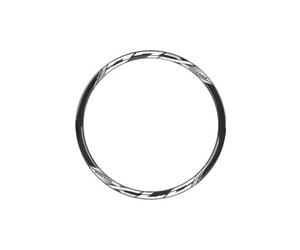 Xlc excess bmx front rim i 451x21mm i 28 holes black white