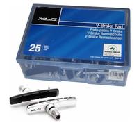 XLC Cartridge pattini V-Brake BS-V02 Confezione OEM,25 paia, 72mm, PV per set