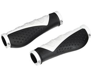 XLC Gr-s07, Prese Ergonomiche Uomo, Nero Bianco, Taglia unica