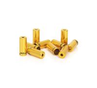 XLC Kit 50 Pz Tappi Terminali Guaina Freno BR-X10 5mm Alluminio Oro