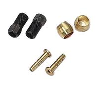 XLC BR-X65, Kit di Collegamento per Cavo del Freno a Disco Unisex Adulto, Argento, Nero, Unisize