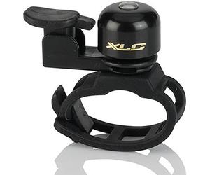 XLC Mini Campanello DD M18, Diametro 21 mm, Attacco Universale