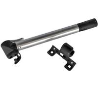 XLC Mini pompa Alpha PU-M01 6 bar/90 psi argento Presta/Schrader, lunghezza: 265 mm