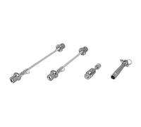 XLC Mozzo ruota da uomo QR-L08, titanio, taglia unica