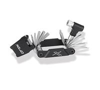 XLC Multitool Q Serie, Strumento Multifunzione con 13 funzioni. Unisex-Adulti, Argento, 10x5x5cm