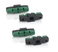 XLC BS-X42, Pattini del Freno per Magura HS Unisex Adulto, Nero, Verde, 50 mm