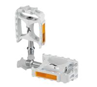 XLC PD-M13 Pedali Piattaforma MTB Flat Ultralight III in Magnesio Bianco