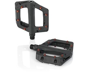 XLC PEDAL PLATAFORMA PD-M23 NEGRO/ROJO