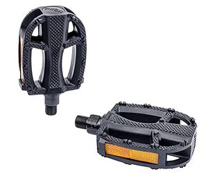 XLC Pedale per bambini PD-C15, con riflettore da 1/2", colore: Nero
