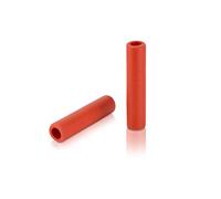 XLC GR-S31 JUEGO DE PUÑOS DE SILICONA 130MM ROJO