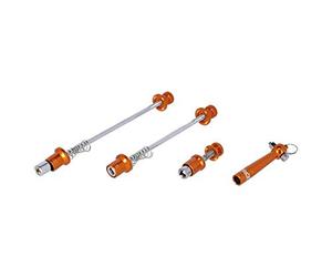 XLC QR-L08 Set Chiusura Rapida con Antifurto Arancione