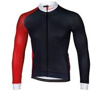 XLC Race Trikot, Maglia da Uomo, Blu Scuro/Bianco/Rosso, M