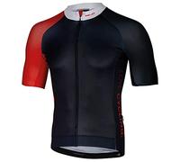 XLC Race Trikot, Maglia da Uomo, Blu Scuro/Bianco/Rosso, S