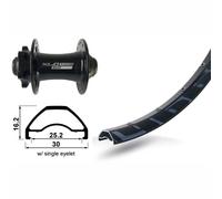 Xlc Ruota Anteriore Da Mtb Rodi Ready 25 Evo 27.5´´ 6b Disc Black