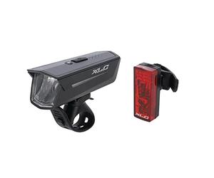 XLC Set di luci "Proxima Pro" CL-S25 - potente e moderno set di luci con LED Osram, nero