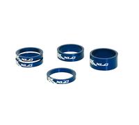 XLC Set Distanziali per Serie Sterzo Testa 1 1/8 " Blu 3x5mm 1x10mm 1x15mm