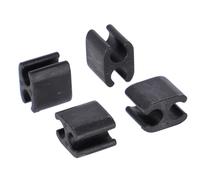 XLC Set Fermacavi BR-X120 per cavi elettrici/cambio di diametro 4mm Pezzi 30 Ner