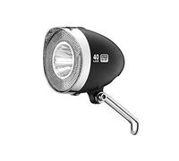 XLC Uni Retro Faro, Nero, 10 x 6 x 4 cm Unisex Adulto, 10 x 6 x 4 cm