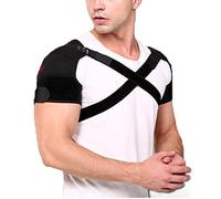 XLDECOR Doppio Tutore per Spalla Cinghia di Sostegno per Spalla per Uomo Donna Cuffia dei Rotatori Articolazioni Lussate, Sollievo dal Dolore Muscolare, Maniche a Compressione Cura della Spalla,L