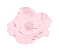 XLDZ Fasce floreali e accessori per capelli da donna: cappelli grandi con fiori, cappelli con fiori Bibi, fasce larghe floreali, fasce per costumi (rosa)